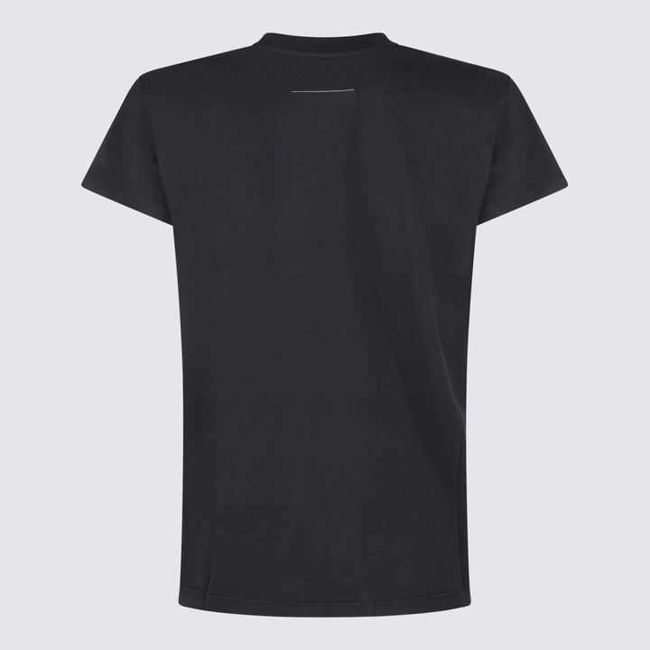Mm6 Maison Margiela T-shirts and Polos - Black | d4d9ee0aef2e4286aa2aa0af22dfaf3eae849b69