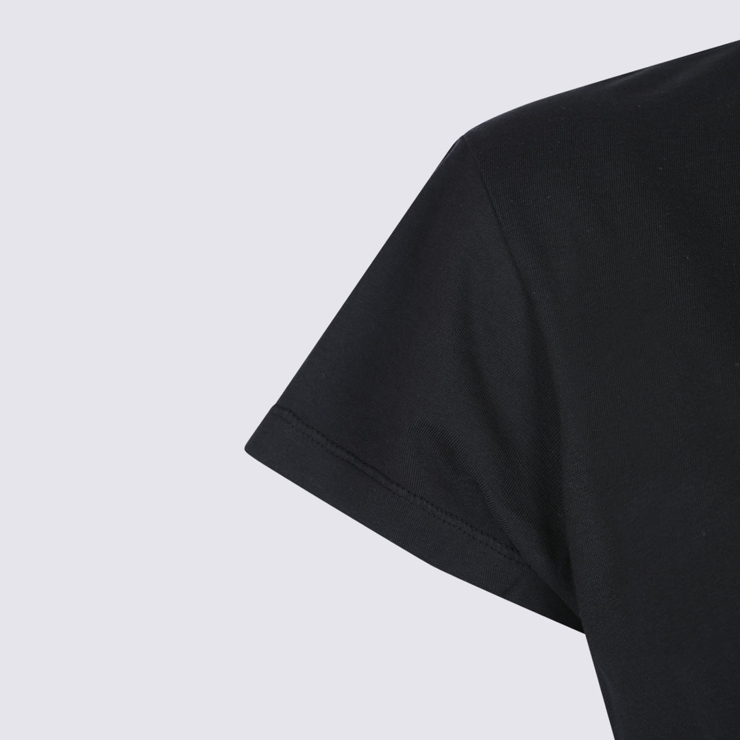 Mm6 Maison Margiela T-shirts and Polos - Black | 78aa327ef7d42e228b37a14cd8a0f5920f8d6bae