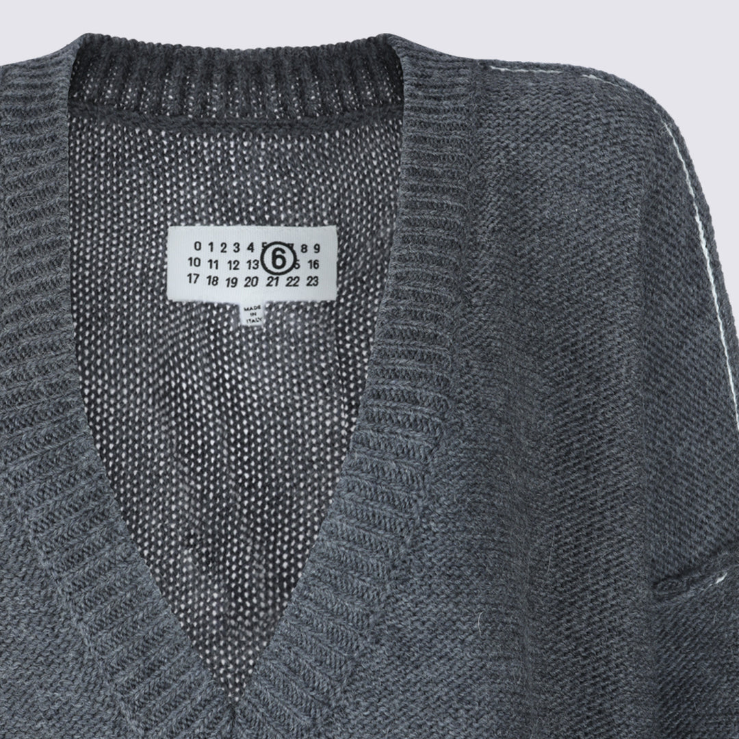 Mm6 Maison Margiela Sweaters - GREY MELANGE | 372c7dffed3e5b112fa939e0e342191aad5ea4ea
