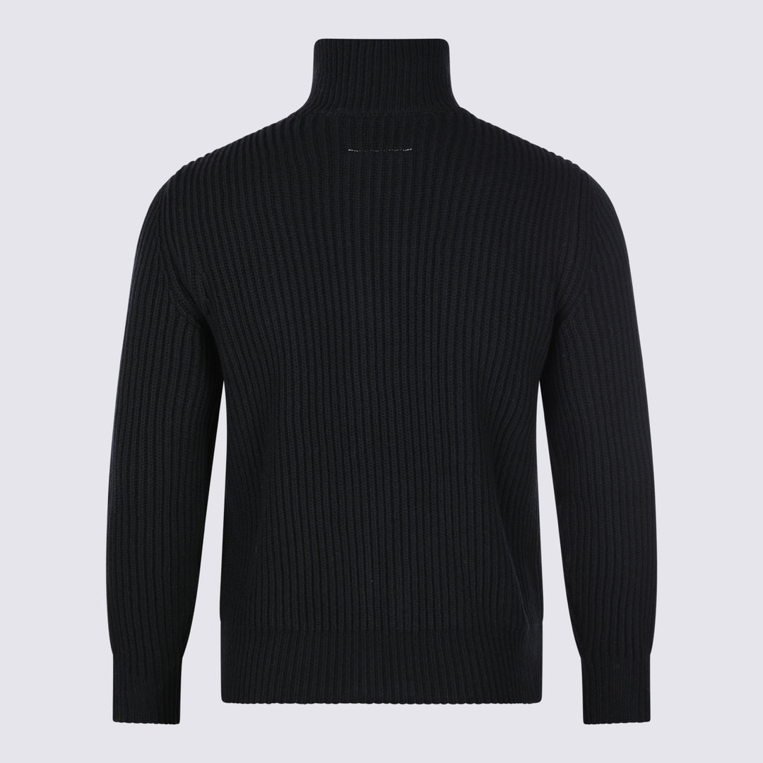 Mm6 Maison Margiela Sweaters - Black | 5b73fc92d6f4bcee305eefd5db0e0cdf8cfb2b32