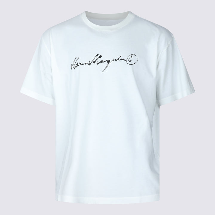 Mm6 Maison Margiela T-shirts and Polos - White | ecf36d6fee6f6f46ab8b896388eeacf4ce7aba03