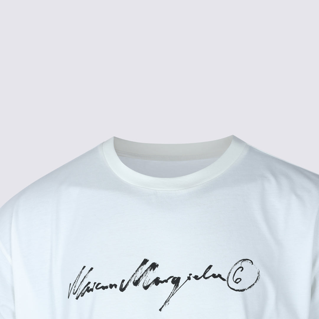 Mm6 Maison Margiela T-shirts and Polos - White | e3ac96c44fe14cd9ee05d9f71cc91d723036bcc0
