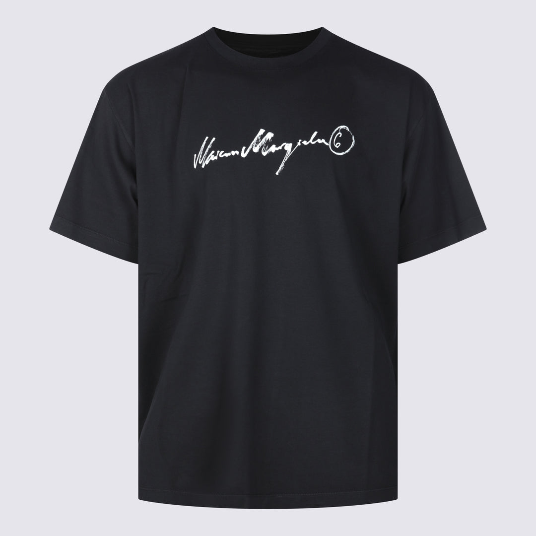 Mm6 Maison Margiela T-shirts and Polos - Black | 2d443495bd632469da7d1264b8d5a24987b56f20