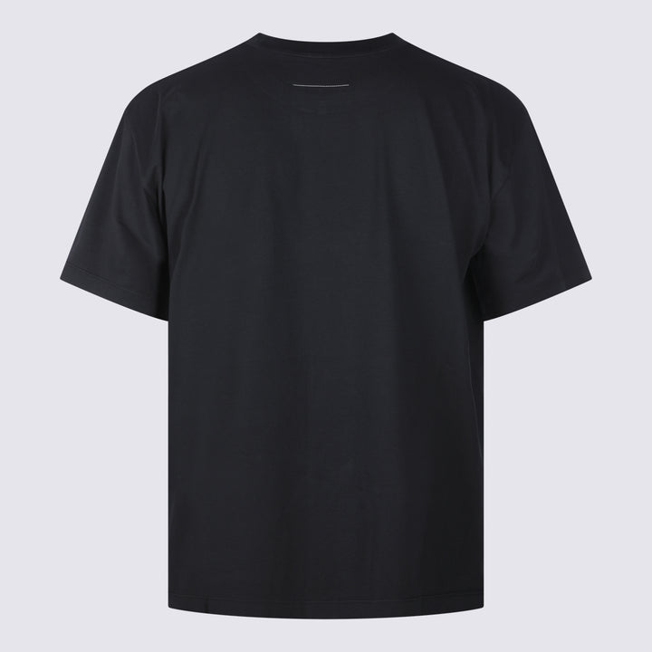 Mm6 Maison Margiela T-shirts and Polos - Black | cd4ade892390fad529edeb2245190861061bf8ab