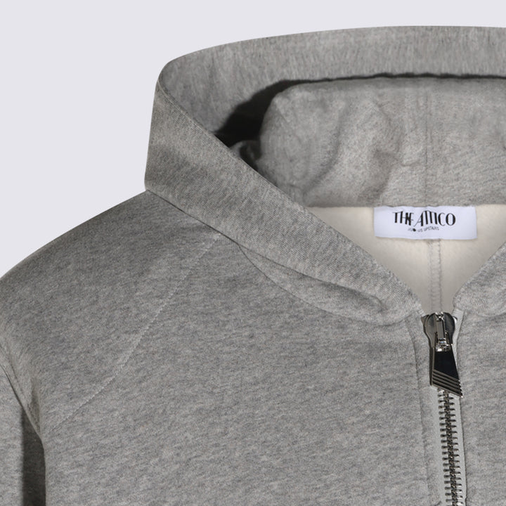 The Attico Sweaters - MELANGE GREY | 741772b12fc1d6b42804d6471cac49cf80829afc