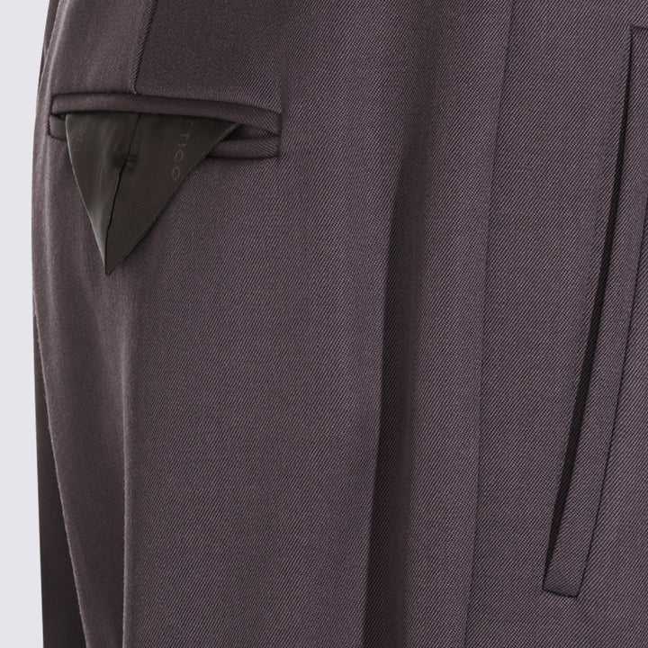 The Attico Trousers - PLUM | 5fca08ed15f0e3744eb51492ad5a61753b93b7e4