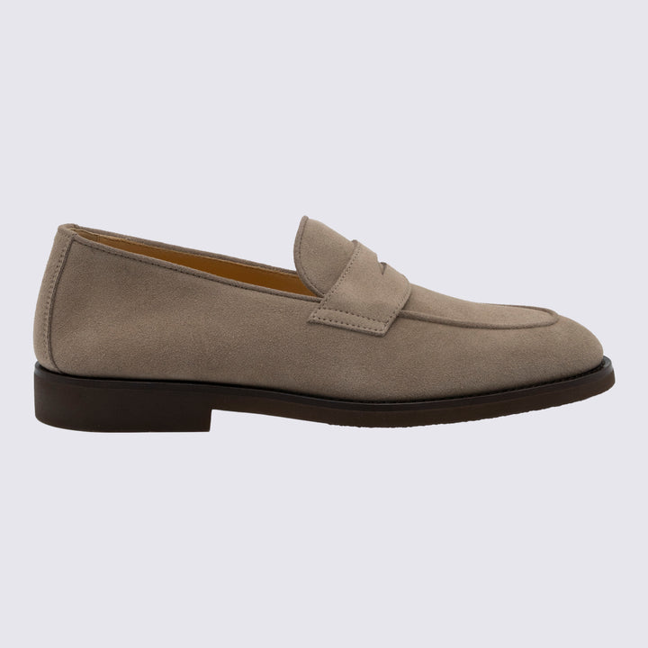 Brunello Cucinelli Flat shoes - Taupe | 3f27227efcb61f258759b4def30ffc1f80550bce