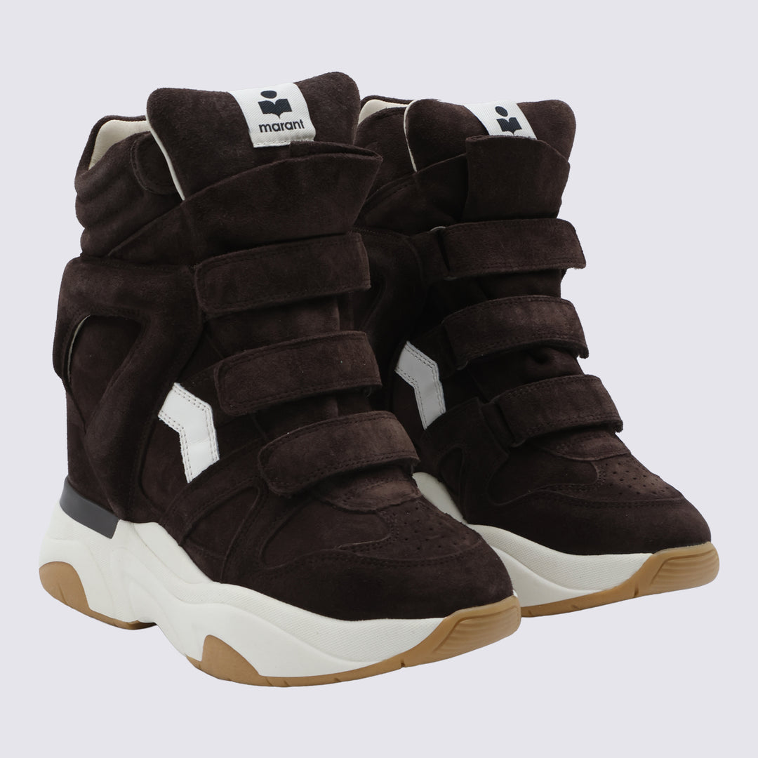 Isabel Marant Sneakers - CHOCOLATE/MILKY WHITE | 5f231712e0bf317ae72ccff4768b1573d6630c35