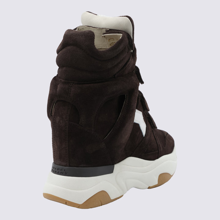 Isabel Marant Sneakers - CHOCOLATE/MILKY WHITE | 92266a0441673e6cf9abe430240114776ac36516