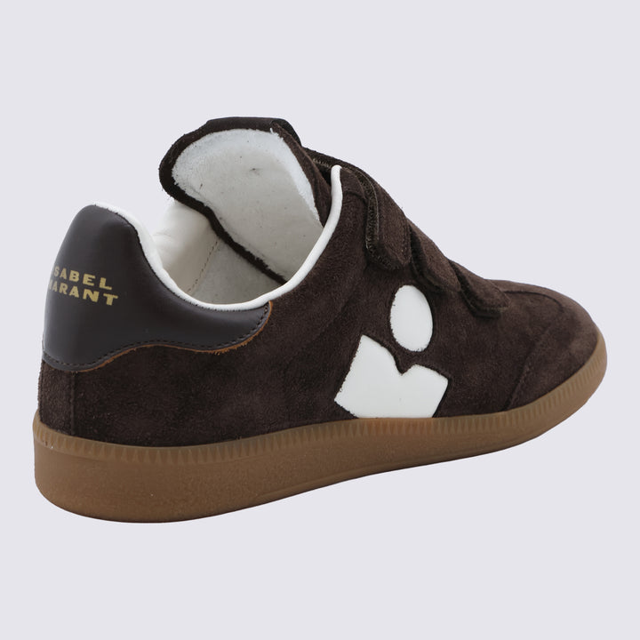 Isabel Marant Sneakers - CHOCOLATE/MILKY WHITE | 36e465aabee366f74ee6514256641bc791bacbb2