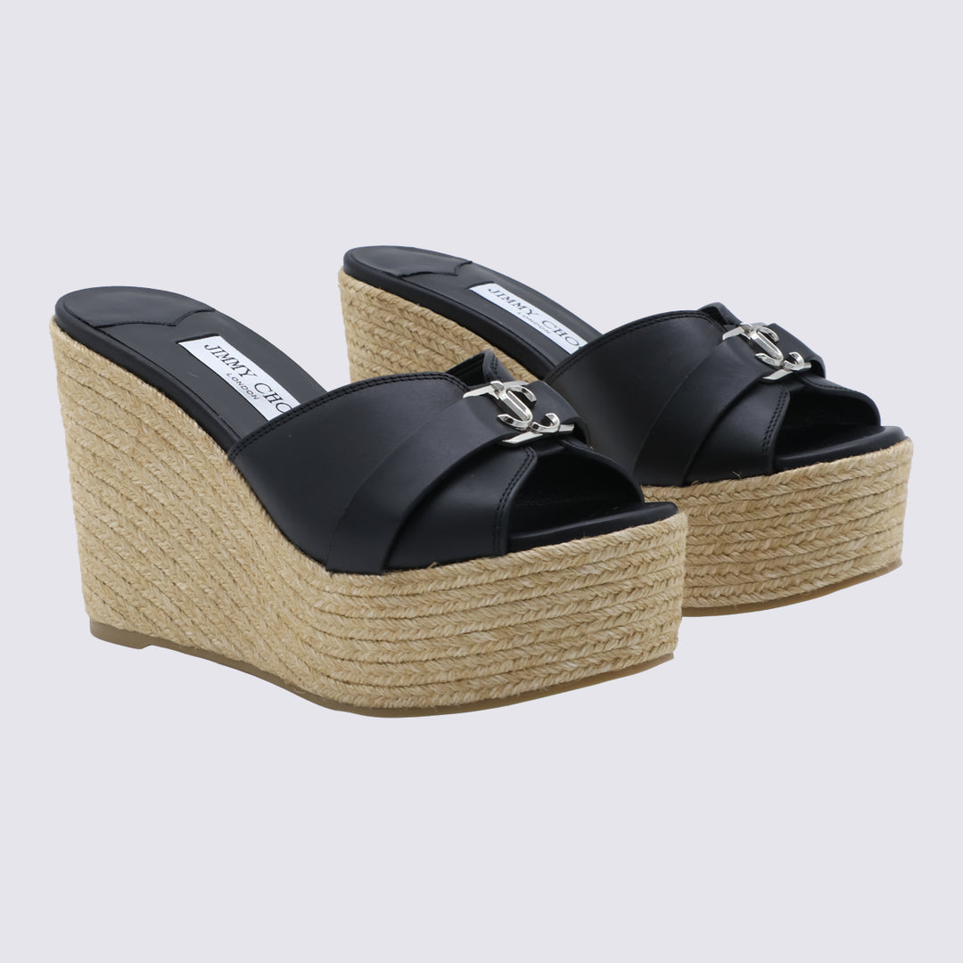Jimmy Choo Flat shoes - BLACK/SILVER | 7bb6d9b90b4ef7c2b1908f437f658f051f8f9481