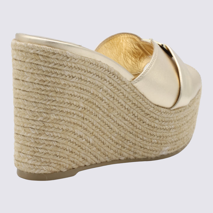 Jimmy Choo Flat shoes - GOLD/GOLD | 79602199b3662d5694c823b4b1f1cab02133c6ba