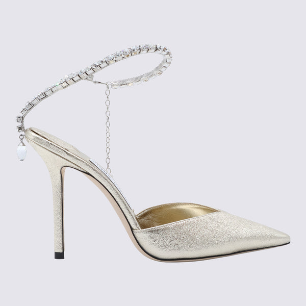 With Heel Platinum/Crystal