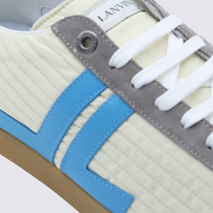 Lanvin Sneakers - ECRU/LIGHT BLUE | 274a4e70644fab8b00c514b743626f377334428a