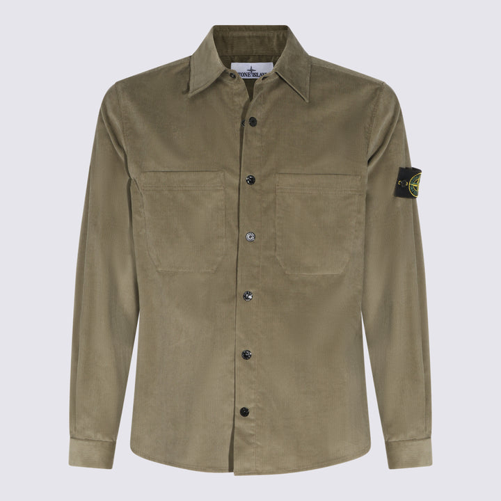 Stone Island Shirts - MILITARY GREEN | 5115a0657a13cc7b3aab65f5ead64727ca2710c9