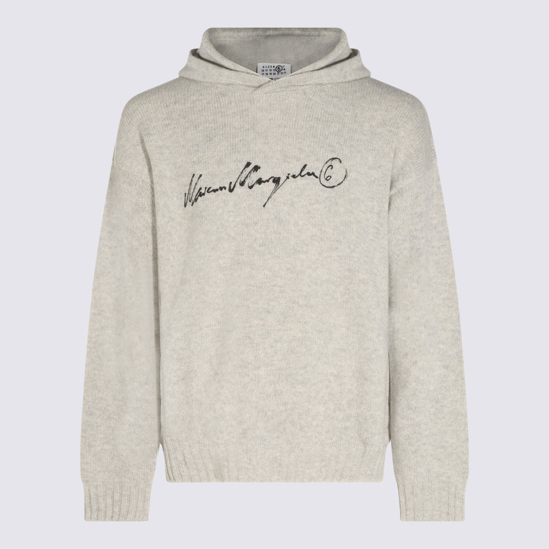 Mm6 Maison Margiela Sweaters - Grey | 12ef1e22c8eef26b020167997a29fc60f31bea10