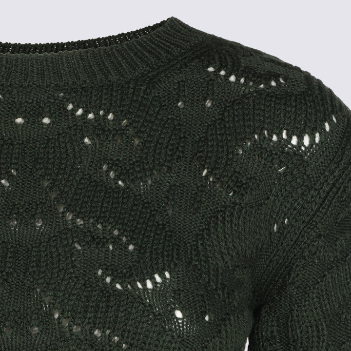 Etro Sweaters - Green | d6dfcaf40c19e0e4002a19e723a6a3434152f030
