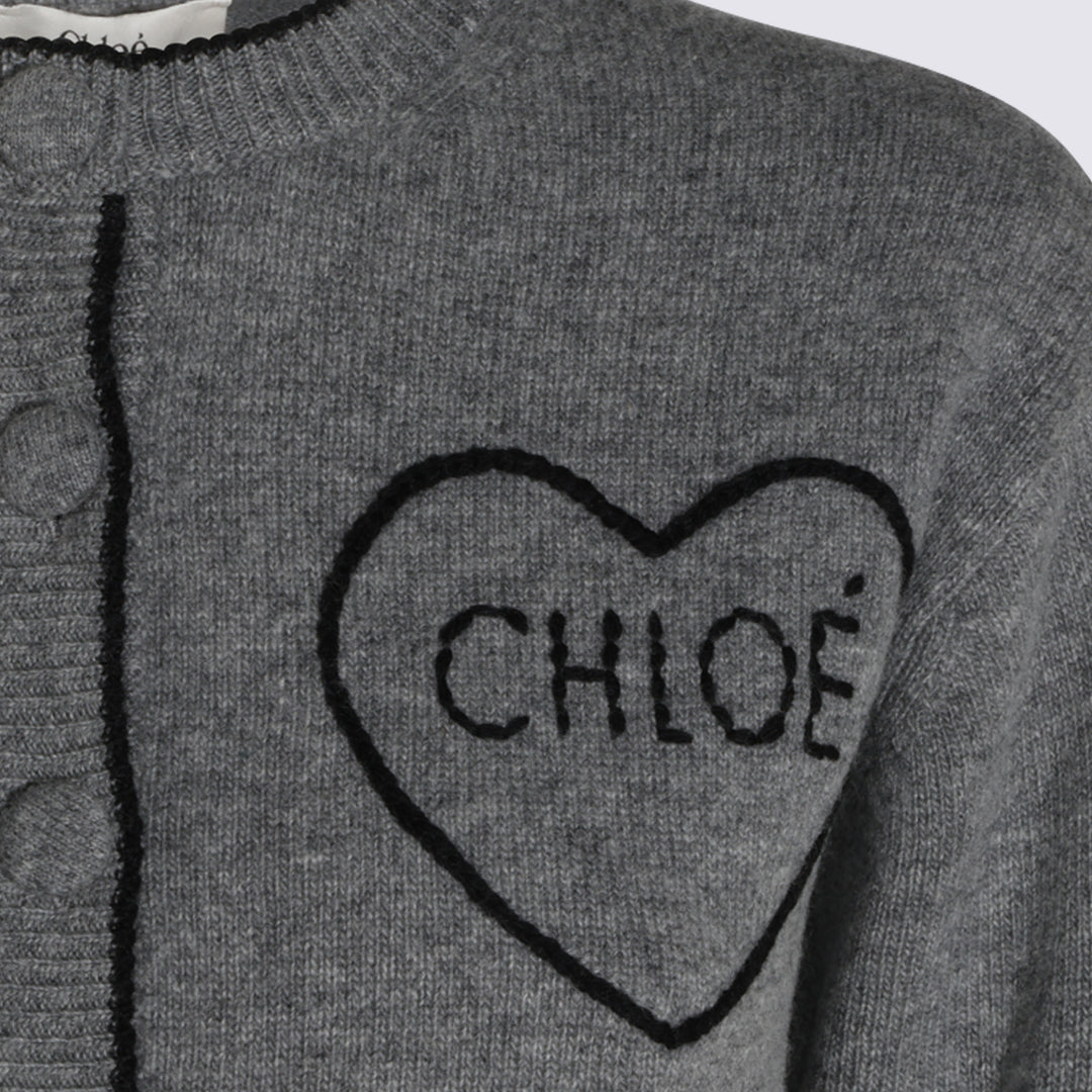 Chloè Sweaters - DIVINE GREY | 9e8c9d985446991e794368730dded040a9ec7ee6