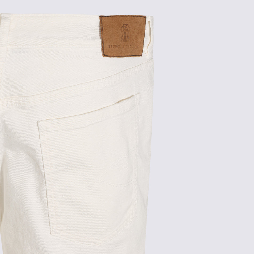 Brunello Cucinelli Jeans - White | 6f61a61600fabd8d227ef0f86aebc82742a48dc9