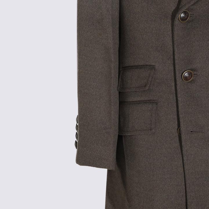 Brunello Cucinelli Coats - mud | 70e89807821452da04ac40e3deb9f983fb703613