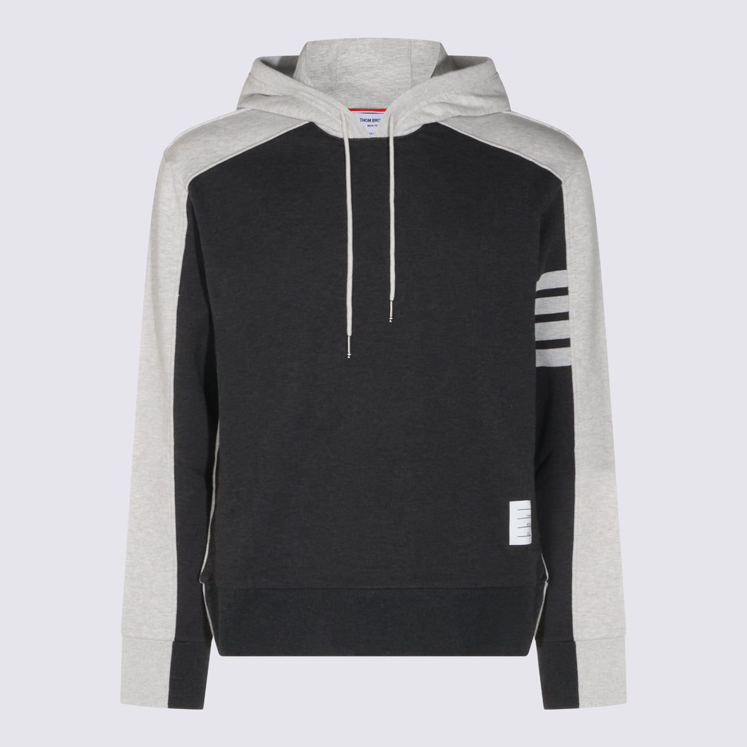 Thom Browne Sweaters - DARK GREY/PALE GREY | 06c2b3a4f9249a05a8935481aba2c3a8150a9dff