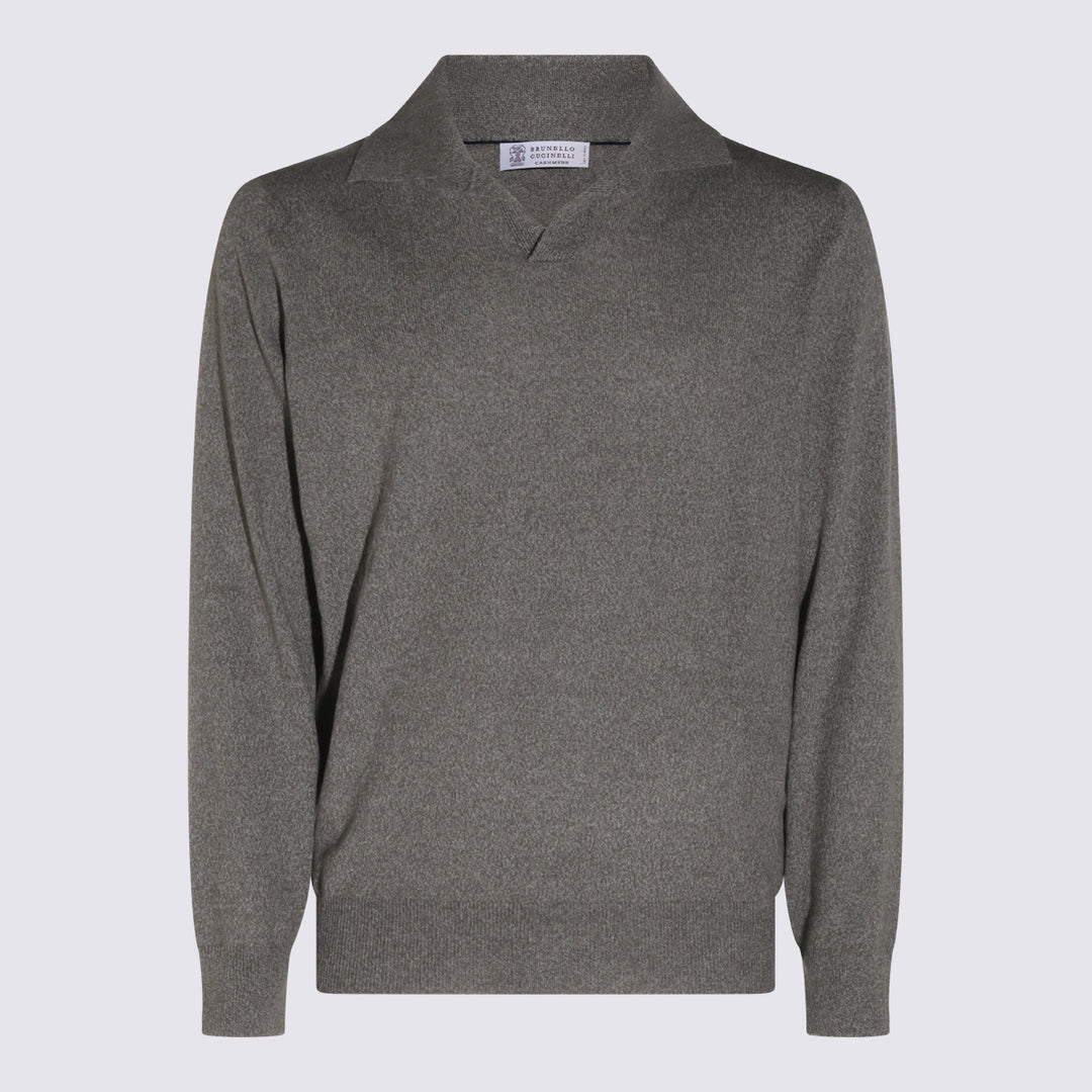 Brunello Cucinelli Sweaters - Army | 5187b04974ec5a7645099531ff05a630711b3053