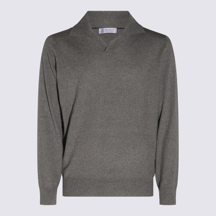 Brunello Cucinelli Sweaters - Army | 5187b04974ec5a7645099531ff05a630711b3053