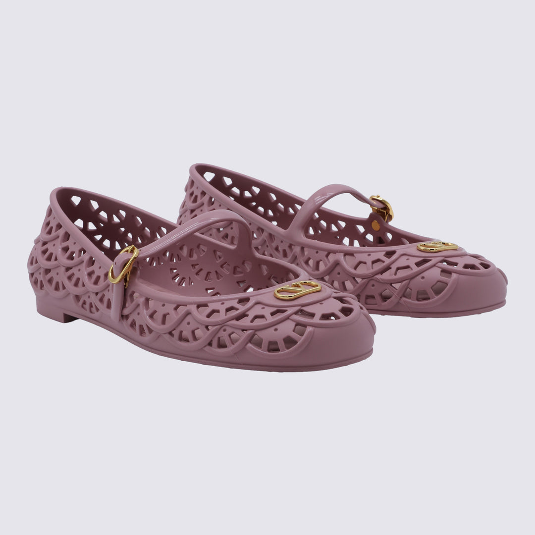 Valentino Garavani Flat shoes - SOFT PINK | 9a51b22fd5e13eef929348438c3eb8c9fc24948c