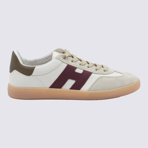Sneakers Bianco/Bordeaux/Khaki