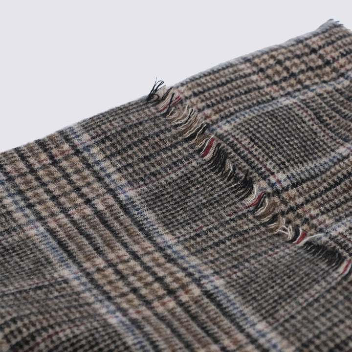 Brunello Cucinelli Scarfs - MARRONE/BLUE | daad3311e29de44e1b57c563a9600aea556cde02