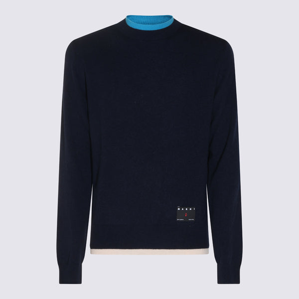 Sweaters Multi Blue