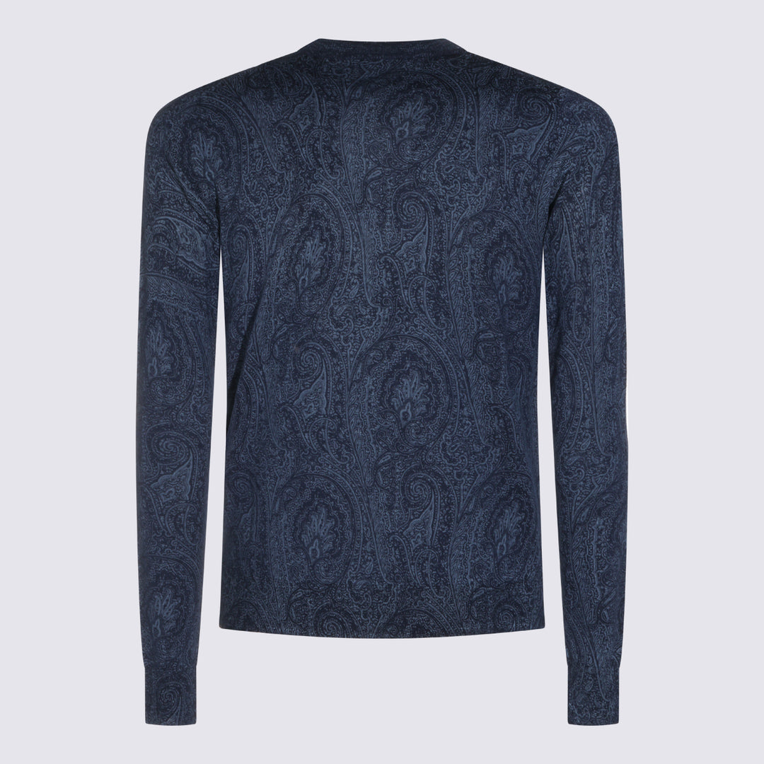 Etro Sweaters - Navy | 120d504a735b356ce6118aea8d892015e20493e8