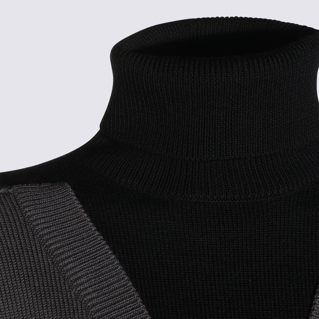 Mm6 Maison Margiela Sweaters - BLACK/DARK GREY | 1798908bfaaede6360e0b779da6fd2e1c69cd066
