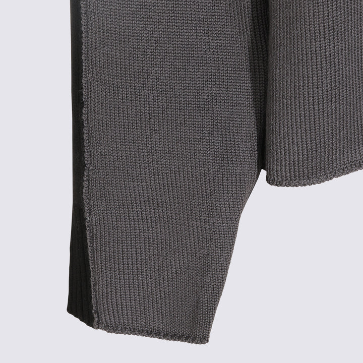 Mm6 Maison Margiela Sweaters - BLACK/DARK GREY | 077f4dba88a6f0f0937cd4cd9a1801e6ec7de889