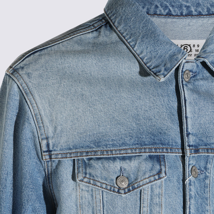 Mm6 Maison Margiela Jackets - Blue | b4fd36ebcdd9363d900093c82063ec3148665de1