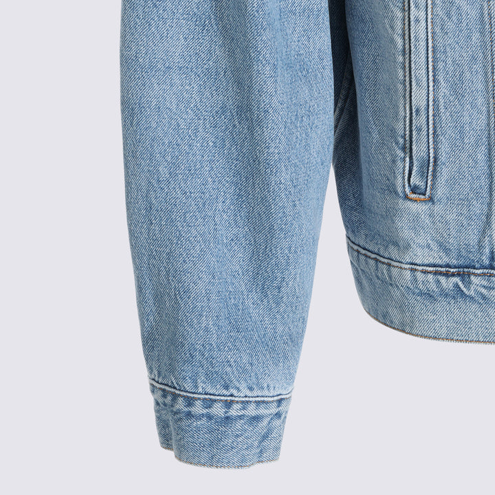 Mm6 Maison Margiela Jackets - Blue | 828b8bdd51fef40d348efc594c1cc8bf3f8a8f9a