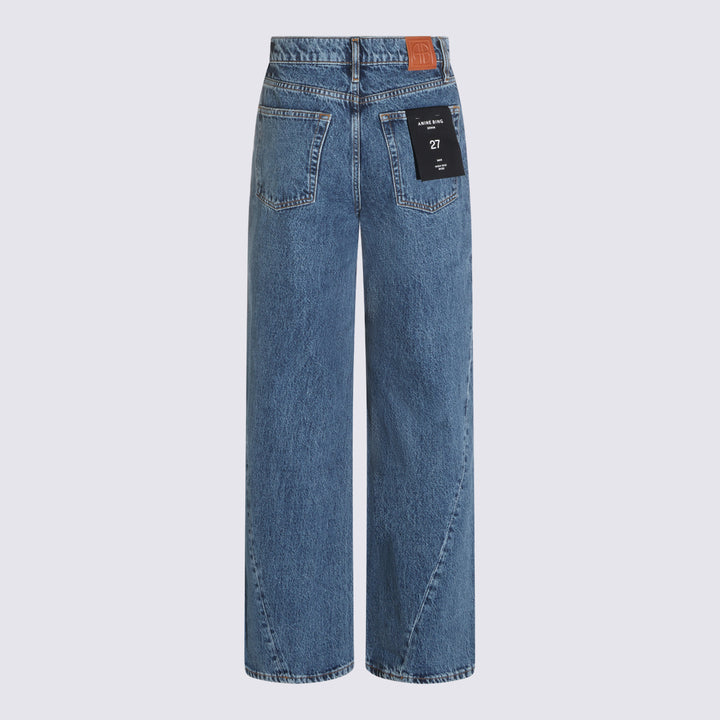 Anine Bing Jeans - Washed Blue | b785f3d5560a812860361ba4cbe8558eb42b2011