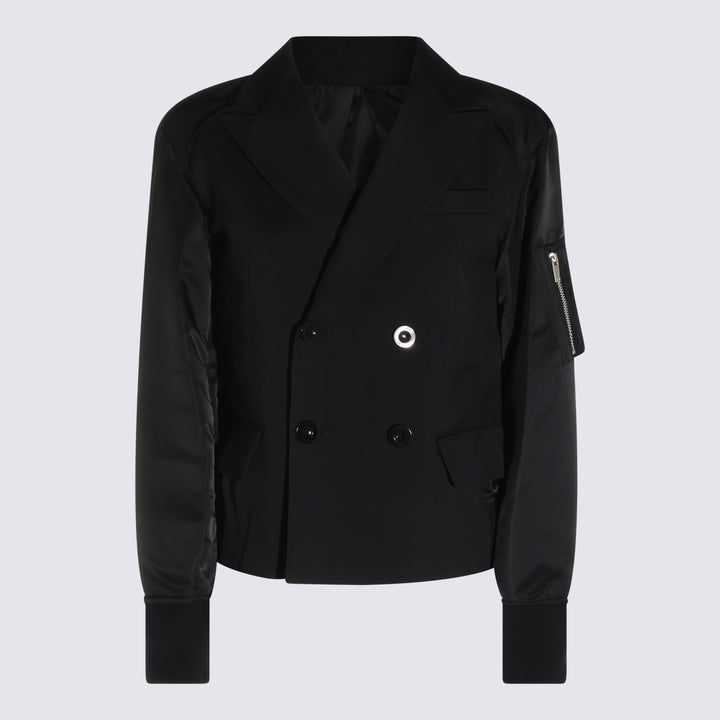 Sacai Jackets - Black | 95f762046f2bd585e1134cfc876ab3aa3f414020