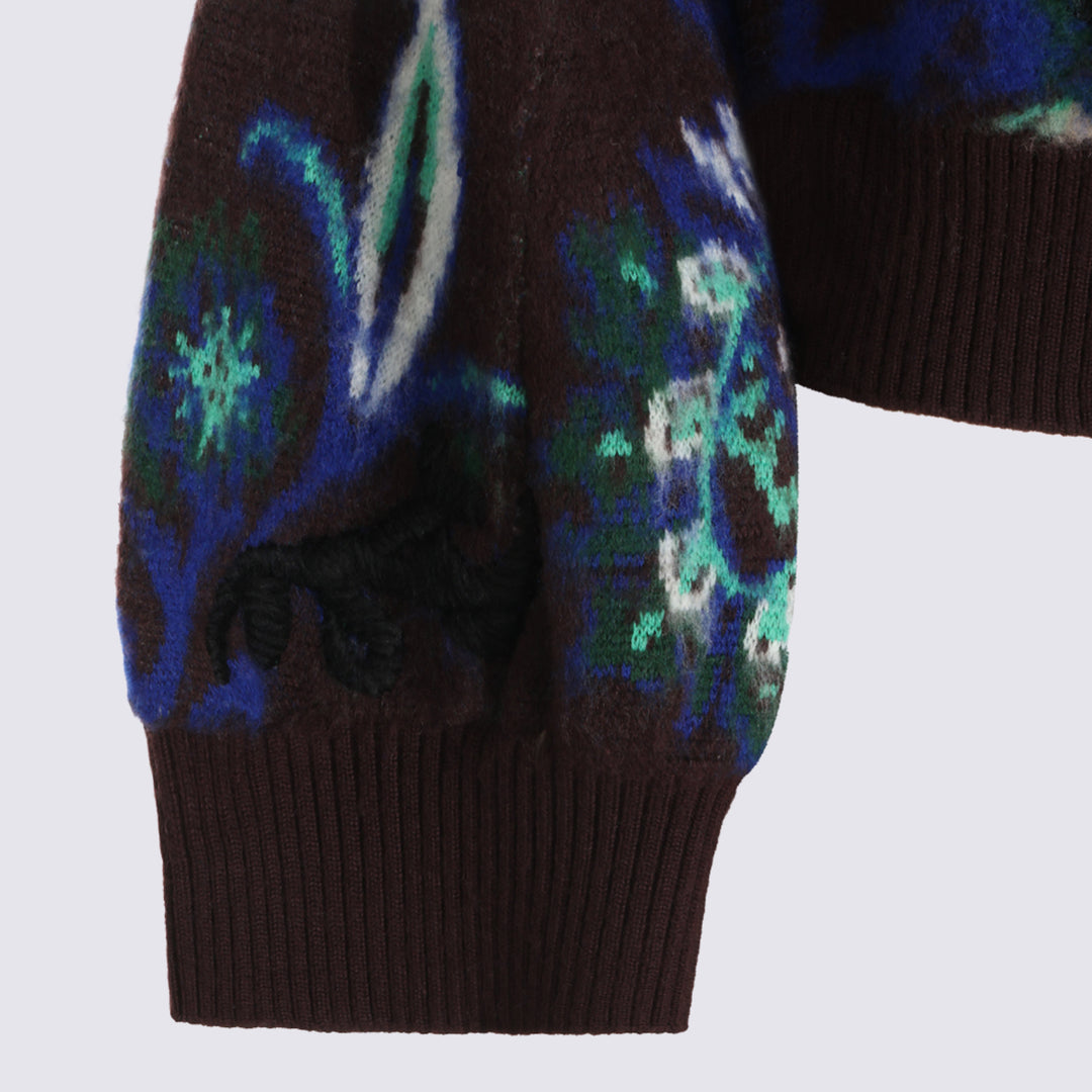 Sacai Sweaters - Brown | 7e2bf6b6095cb64392807f5bebf18c18f3332347