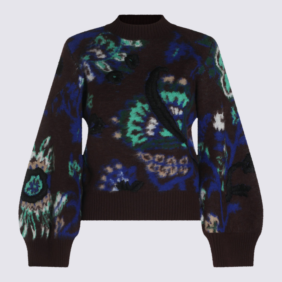 Sacai Sweaters - Brown | 79001a727a16e12d09ef749f0dd1ded2aeae9e51