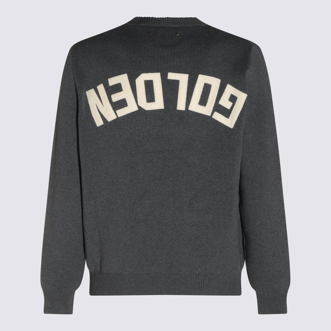 Golden Goose Sweaters - Dark Grey Melange | 825b15e9fd1998b7b903dca8d0f968787e21df86