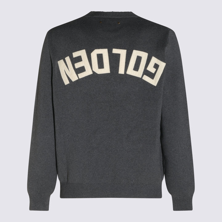 Golden Goose Sweaters - Dark Grey Melange | 825b15e9fd1998b7b903dca8d0f968787e21df86