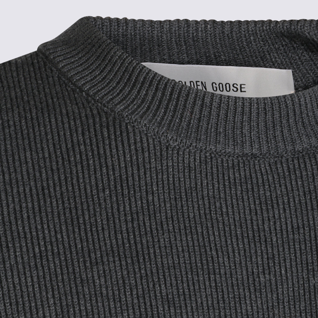 Golden Goose Sweaters - Dark Grey Melange | 144a1c59379bbf3c80953df65bca258b6d2671dd