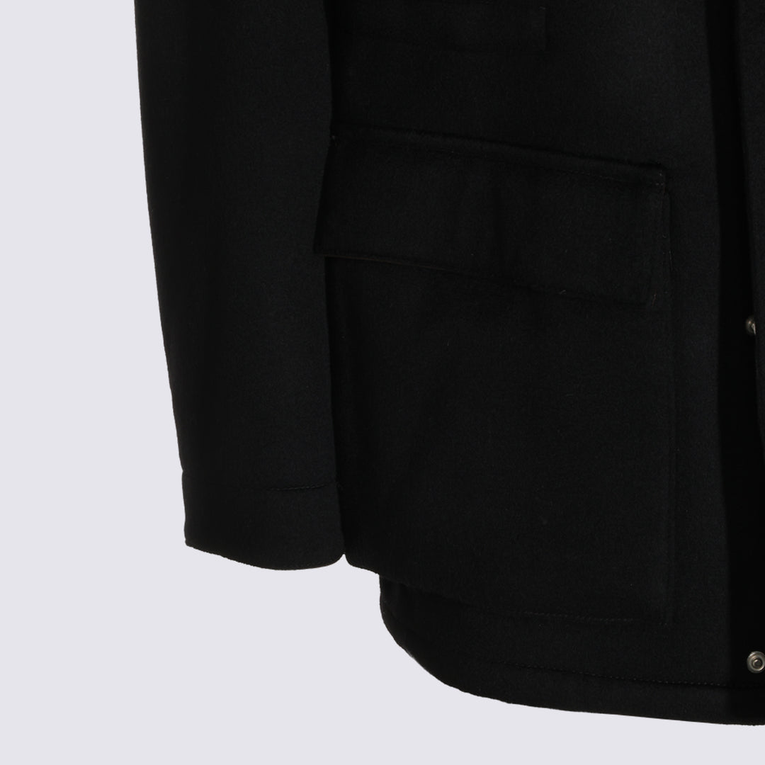Lardini Coats - Black | 64fa12d4bcce9e0cc9ae98b1f107c9dc5486c47d