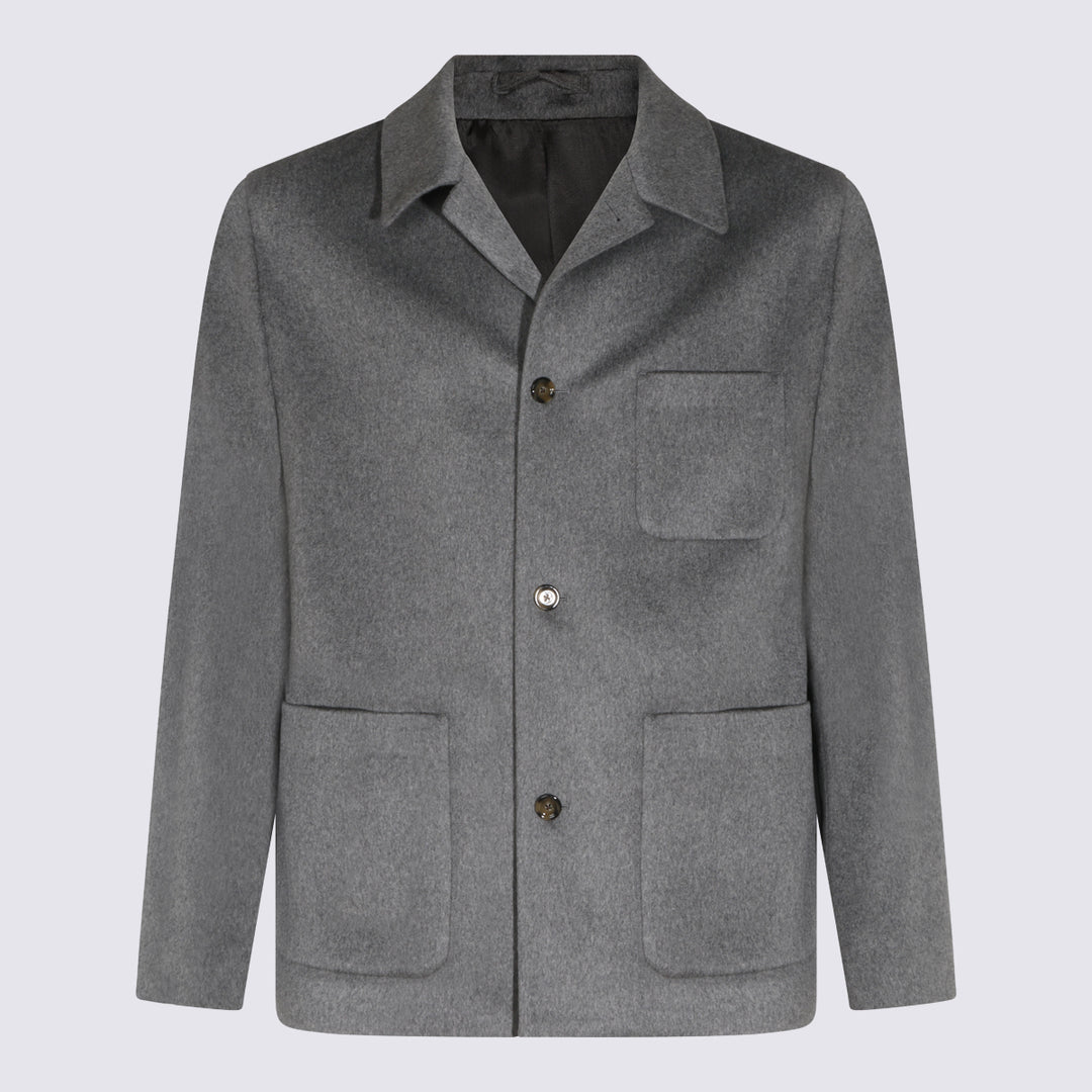 Lardini Jackets - Grey | 4a90e9d68a58f532eb76335039678fd5c4b2aa48