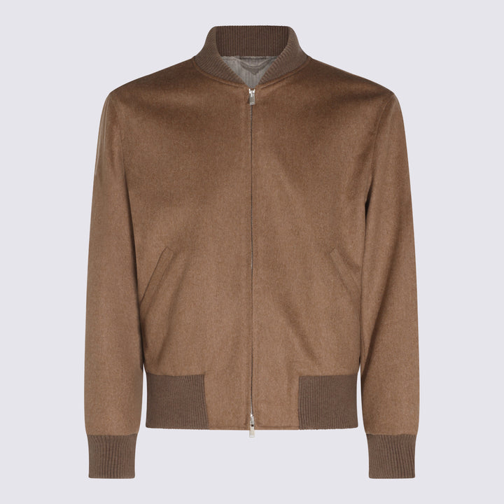 Lardini Jackets - Camel | da442e817b12be804360f95a071f274a27bddb6c
