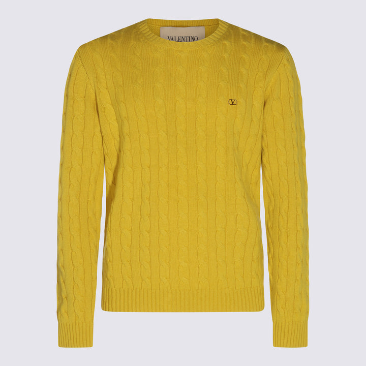 Valentino Sweaters - Yellow | 3bd8a722c1f8c16bb9bdc2ebd5a9c1a39a667e1f
