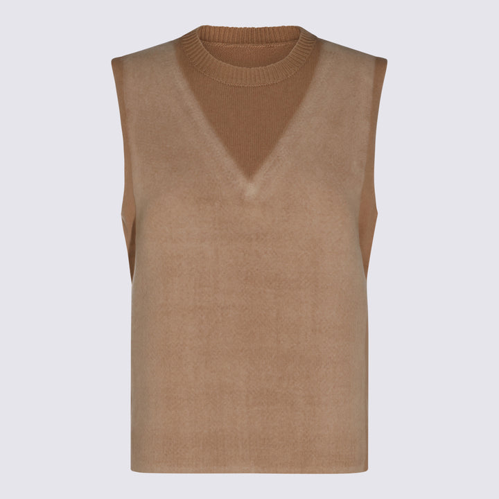 Maison Margiela Sweaters - Camel | 67e673425a17fa2f43017855c7f2c6cf1c8643c2