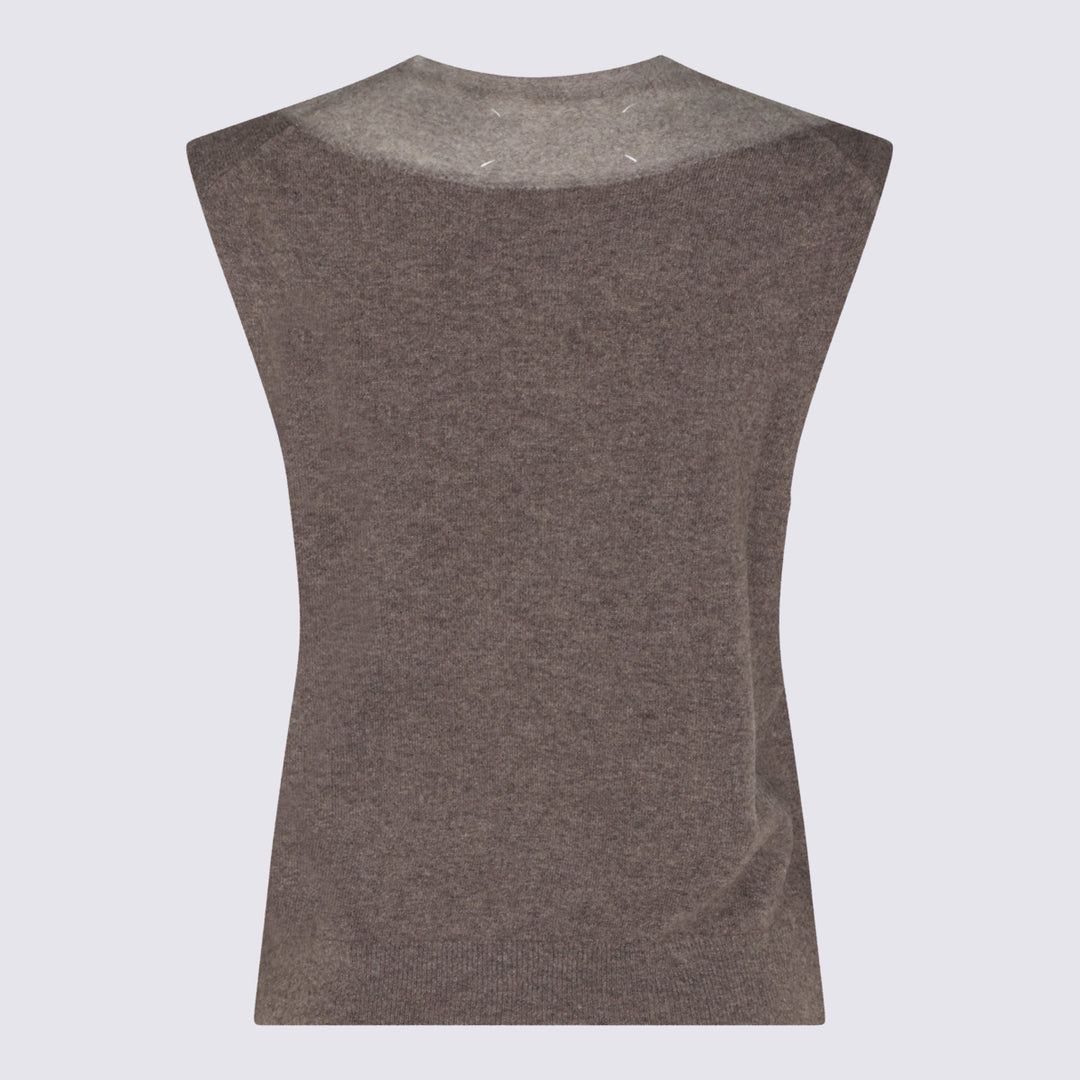 Maison Margiela Sweaters - MUD/ECRU | 1bfd9327aeb0e9aa0bbab464a61e57352420a1a1