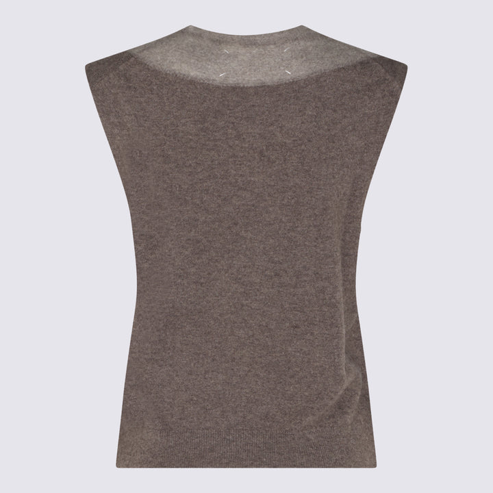 Maison Margiela Sweaters - MUD/ECRU | 1bfd9327aeb0e9aa0bbab464a61e57352420a1a1